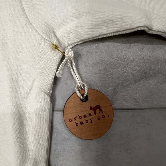 Urban Baby Co. Christmas Cream Baby Organic One Piece - Picture 3 of 5